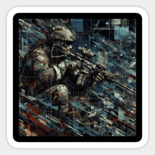 Camouflage Chaos Military 2 Sticker